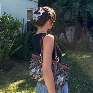 Vintage Coach Patchwork Bag